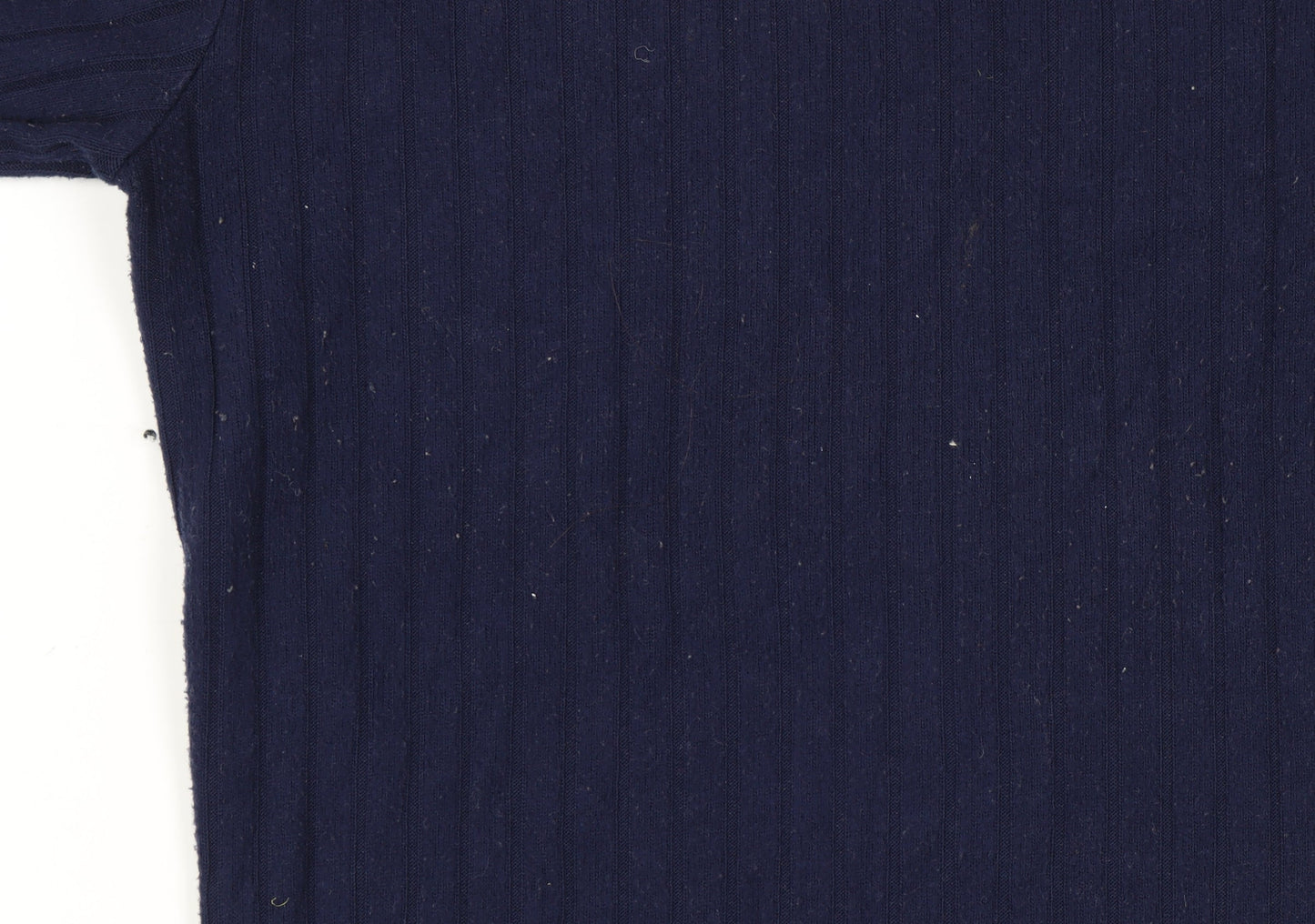 Reiss Women’s Blue Knit Crew Neck Slim Top - Size S