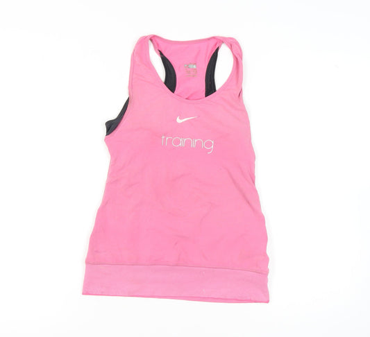Nike Women's Pink Training Tank Top S