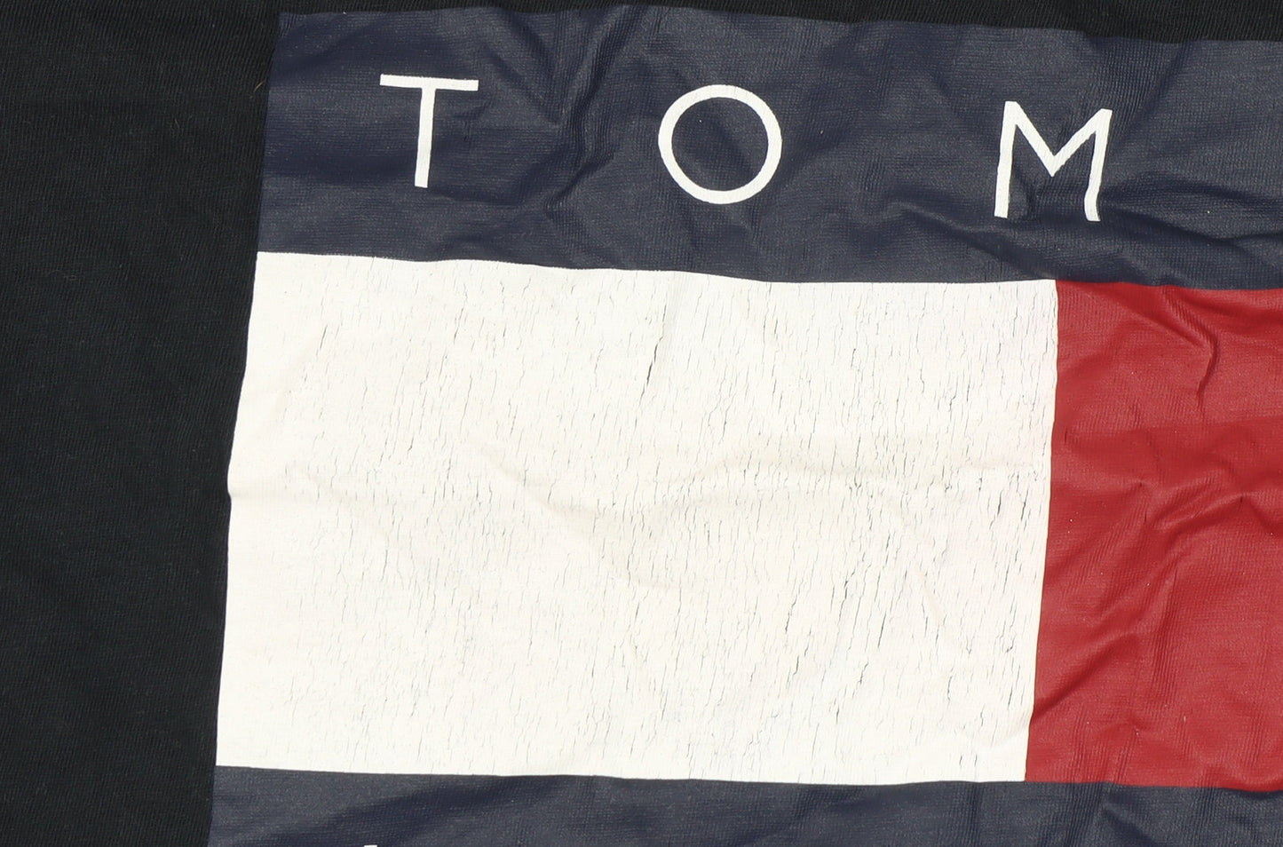 Tommy Jeans Women's Black Cotton T-Shirt XS