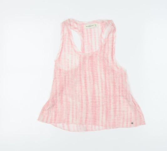 Abercrombie & Fitch Women's Pink XS Sleeveless Tank