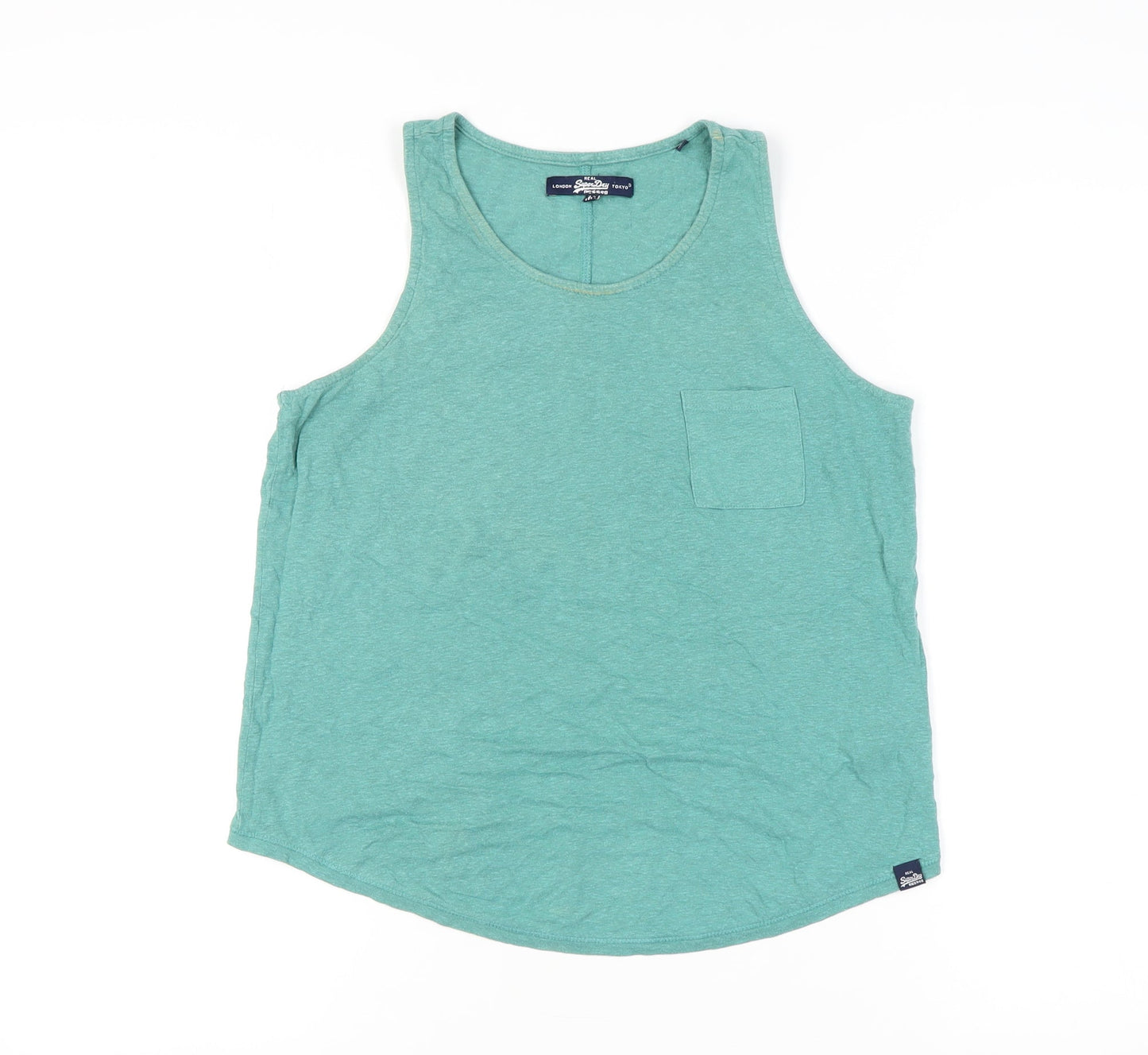 Superdry Unisex Green Tank Top M