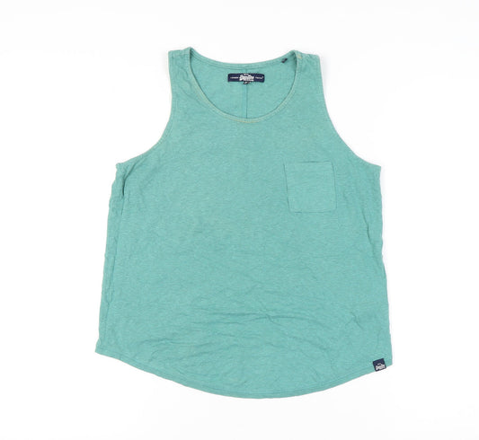 Superdry Unisex Green Tank Top M