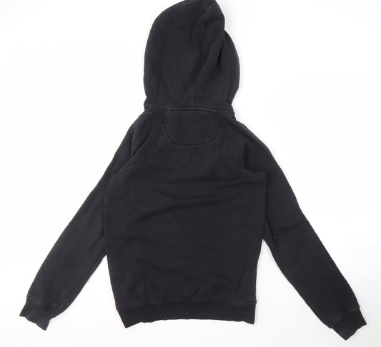 Diesel Black Pullover Hoodie Unisex M - Designer Casual