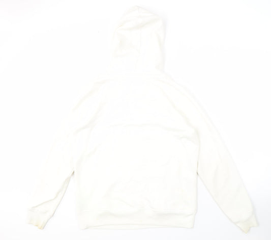 Crew Clothing Women's White Hoodie, Size 12, Casual Style