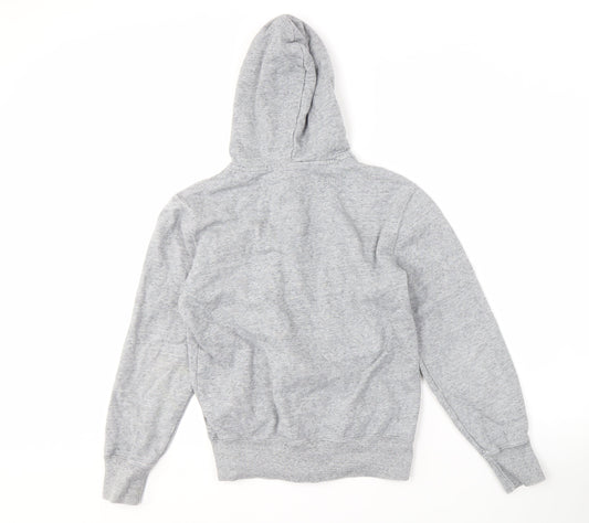 Champion Men's Grey Full Zip Hoodie Size S