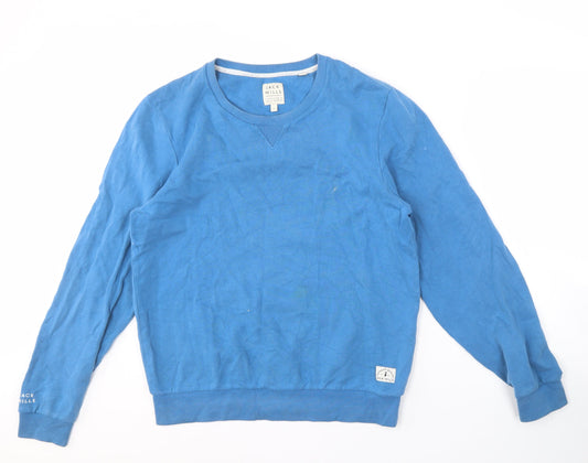 Jack Wills Men's Blue Pullover Sweatshirt M