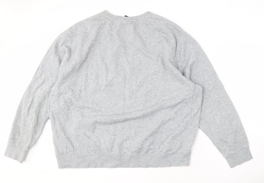 Nike Men's Grey XL Sweatshirt with Logo