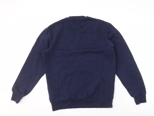 Converse Men's Blue XS Pullover Sweatshirt