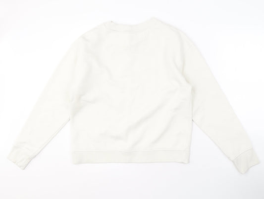 Calvin Klein Men's White Pullover Sweatshirt M