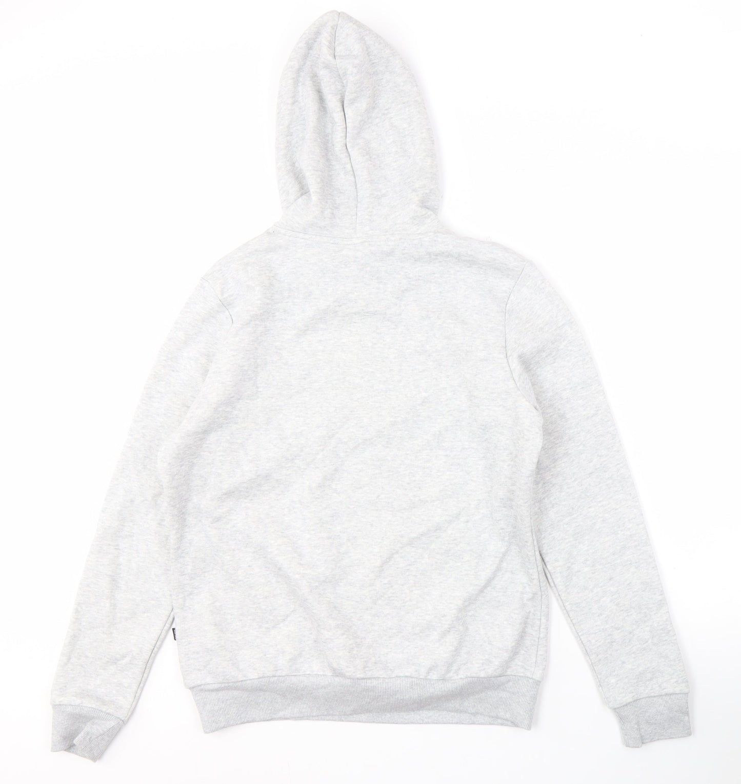 Puma Men's Grey Medium Pullover Hoodie with Logo