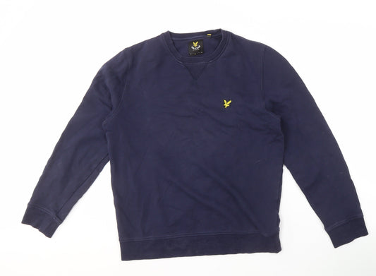 Lyle & Scott Men's Blue Pullover Sweatshirt M