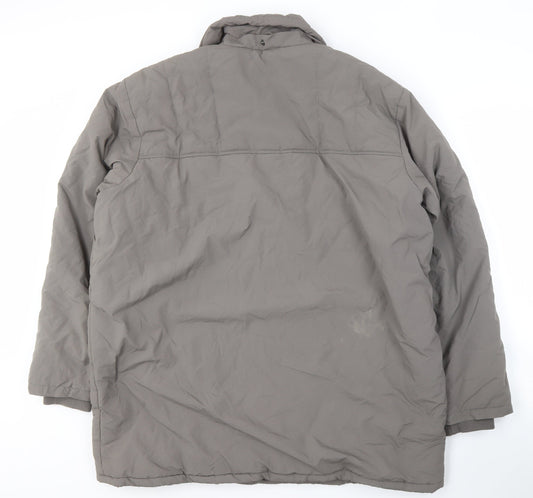 JBC Men's Grey Snap Coat Size L