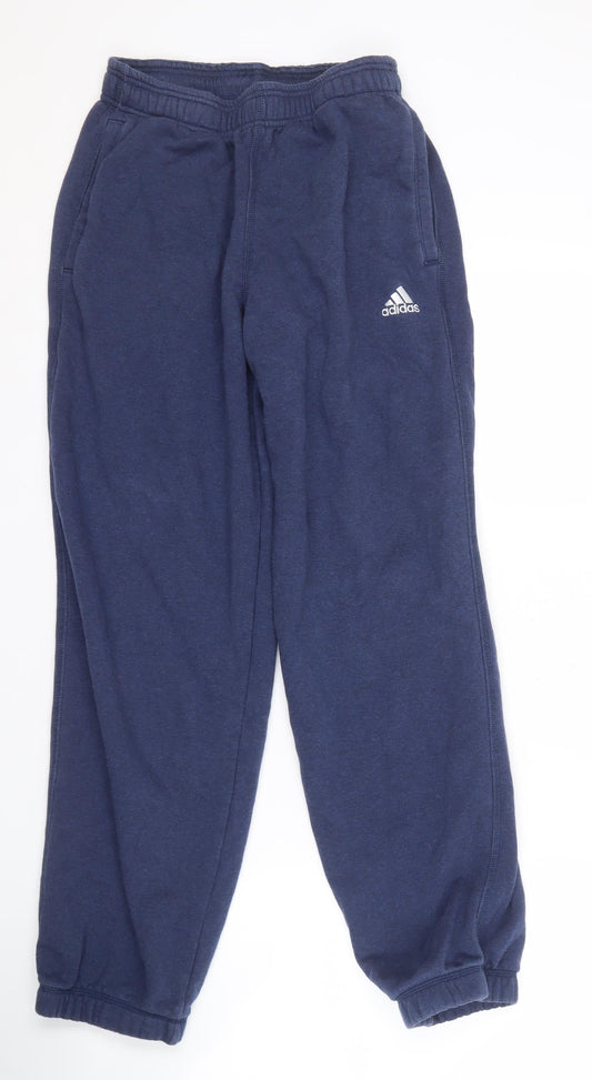Adidas Men's Blue Jogger Trousers S