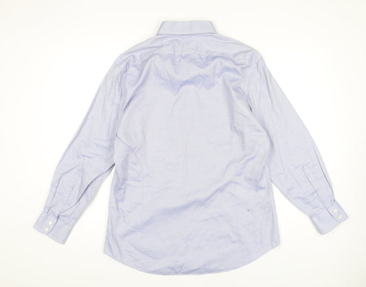 Charles Tyrwhitt Men's Blue Extra-Slim Fit Dress Shirt