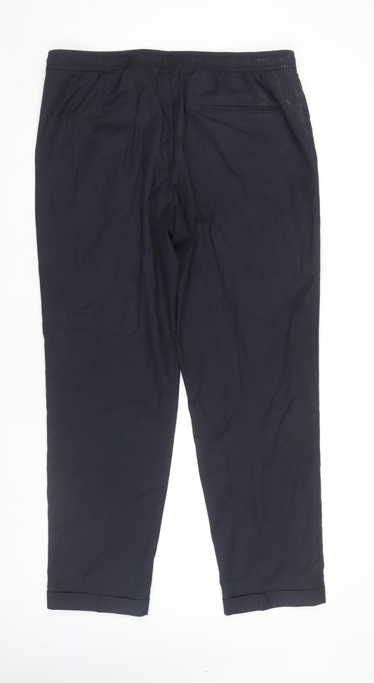 Marks and Spencer Men's Black Trousers, Size 38, Formal Wear
