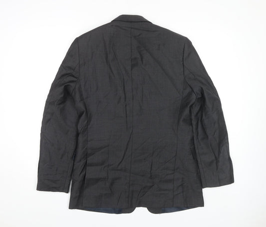 Hammond & Co. Men's Grey Blazer 38R Chest Single-Breasted