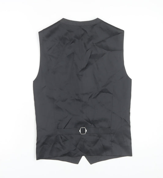 Next Men's Grey Waistcoat Size 34 Regular Fit