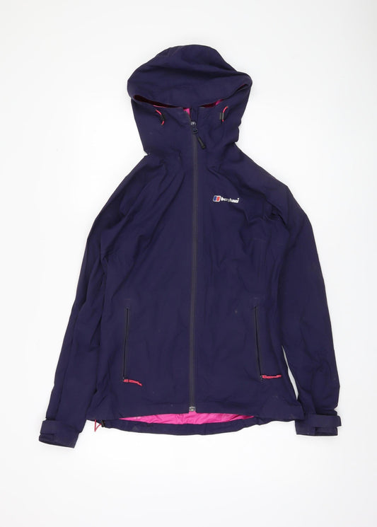 Berghaus Women's Blue Rain Jacket Size 8 Waterproof