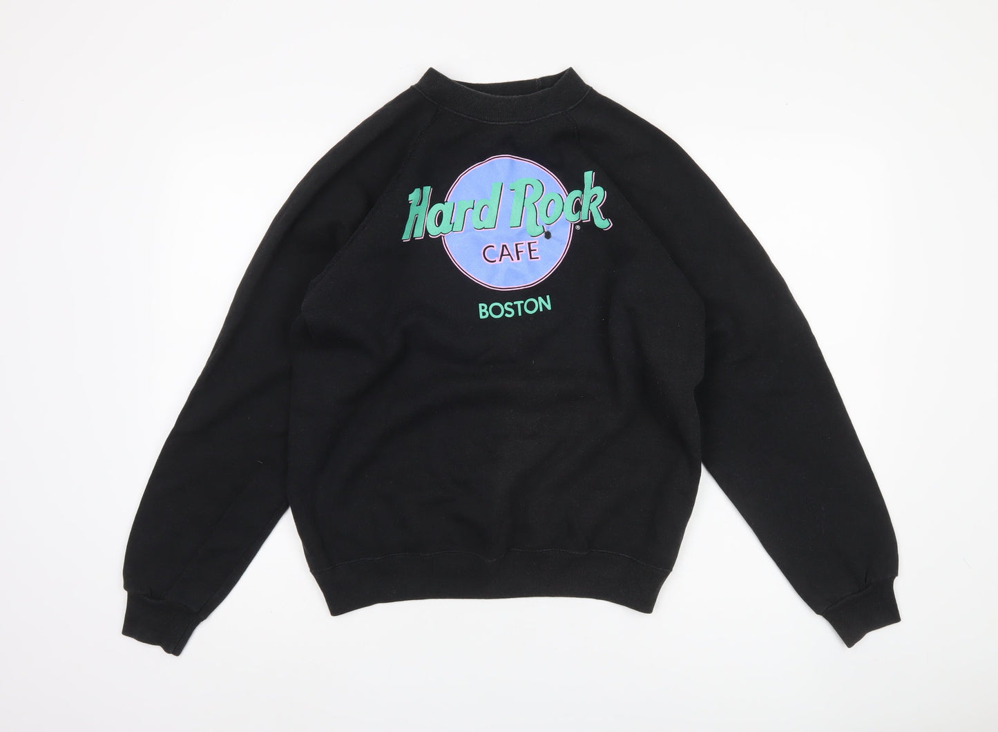 Hard Rock Cafe Unisex Black Pullover Sweatshirt L