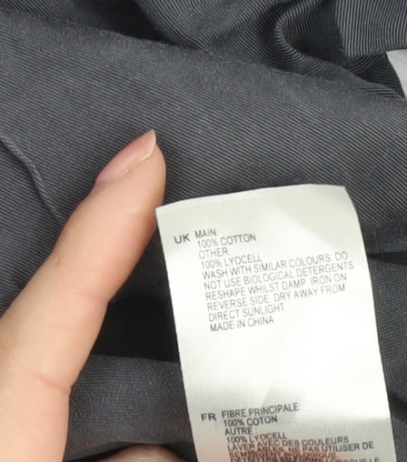 White Stuff Women's Black 3/4 Sleeve Top Size 12