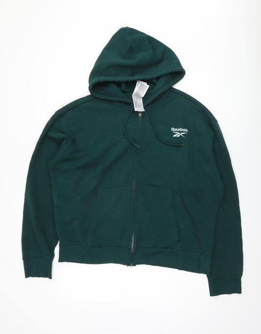 Reebok Men's XL Green Full Zip Hoodie