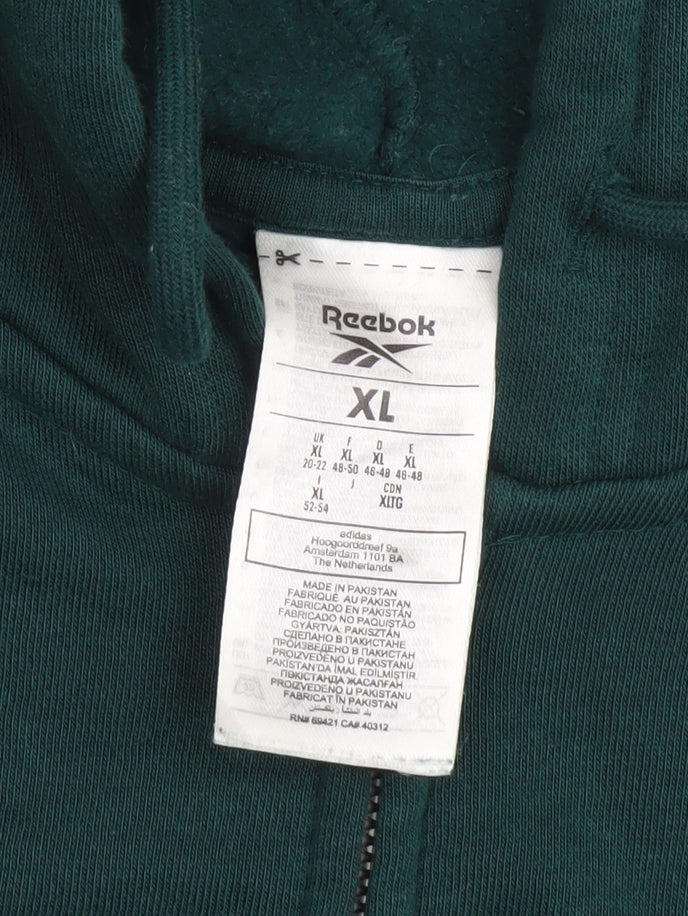 Reebok Men's XL Green Full Zip Hoodie