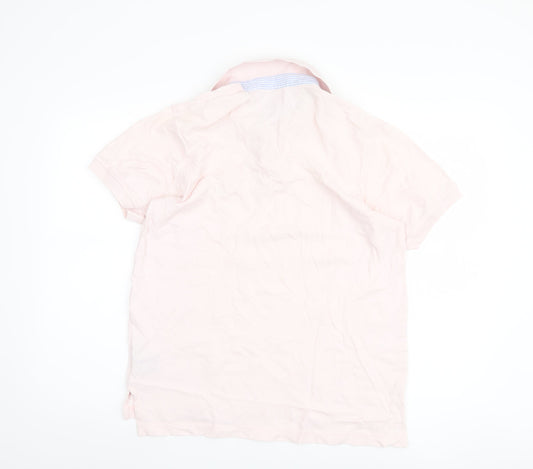 Tommy Hilfiger Men’s Pink Polo Shirt Small