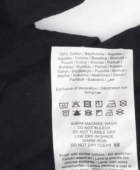 Vero Moda Women's Black Zodiac T-Shirt, Size L