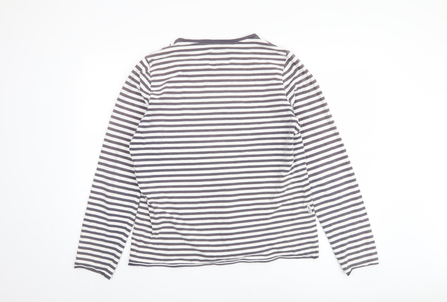 Lazy Jacks Women's Multicoloured Striped T-Shirt