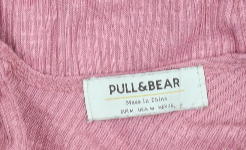 Pull & Bear Women's Pink Camisole Tank Top Size 12