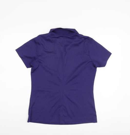 Nike Unisex Purple Polo Shirt M - Casual & Workwear