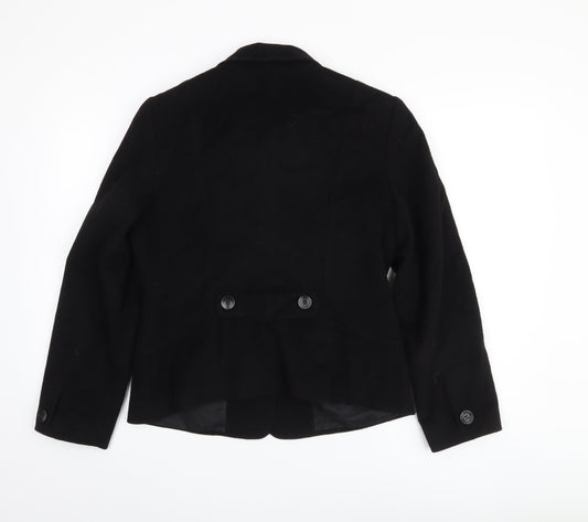Gerry Weber Women's Black Blazer Size 10 Wool Blend