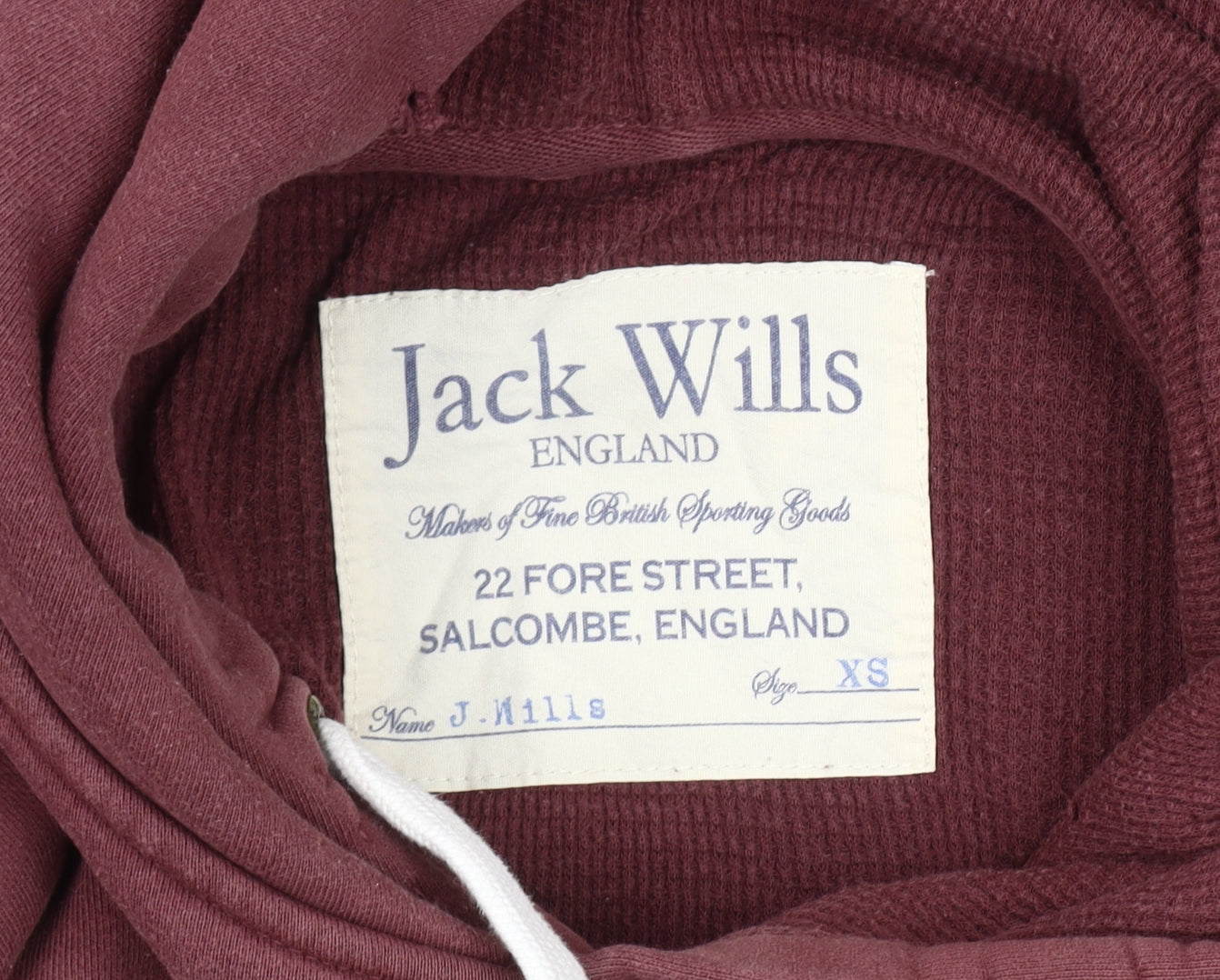 Jack Wills Men's Brown Pullover Hoodie XS