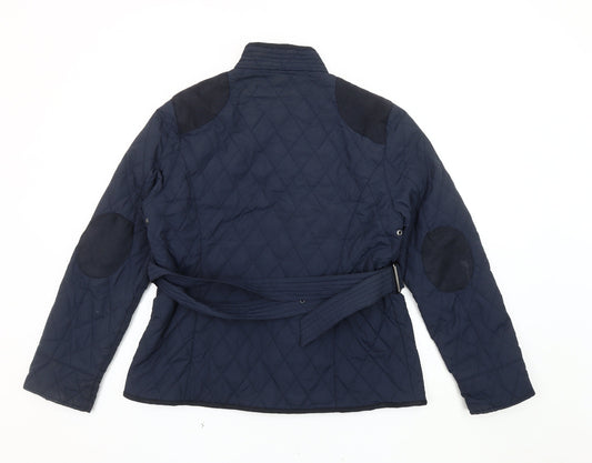 Crew Clothing Women's Blue Quilted Jacket Size 16