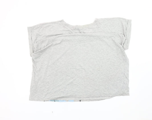 Disney at George Frozen Elsa Women's Grey T-Shirt Size 22