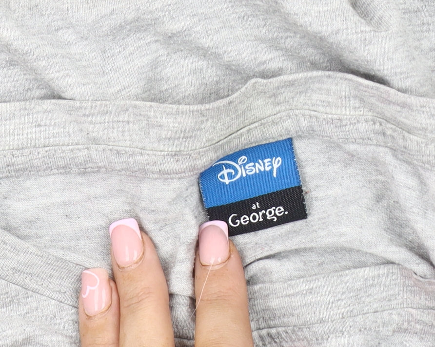 Disney at George Frozen Elsa Women's Grey T-Shirt Size 22