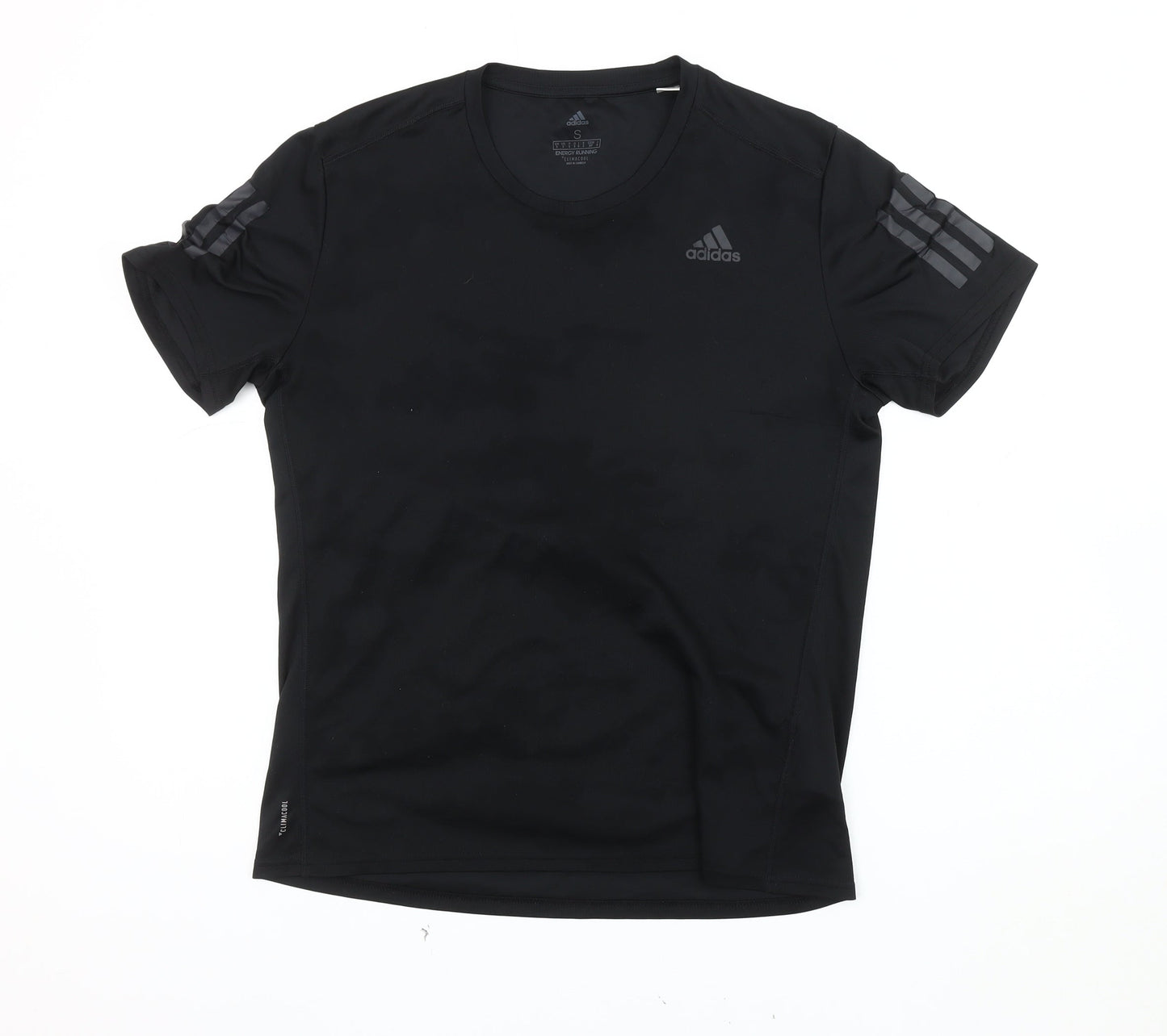 Adidas Men's Black Gym T-Shirt, S, Athletic Fit