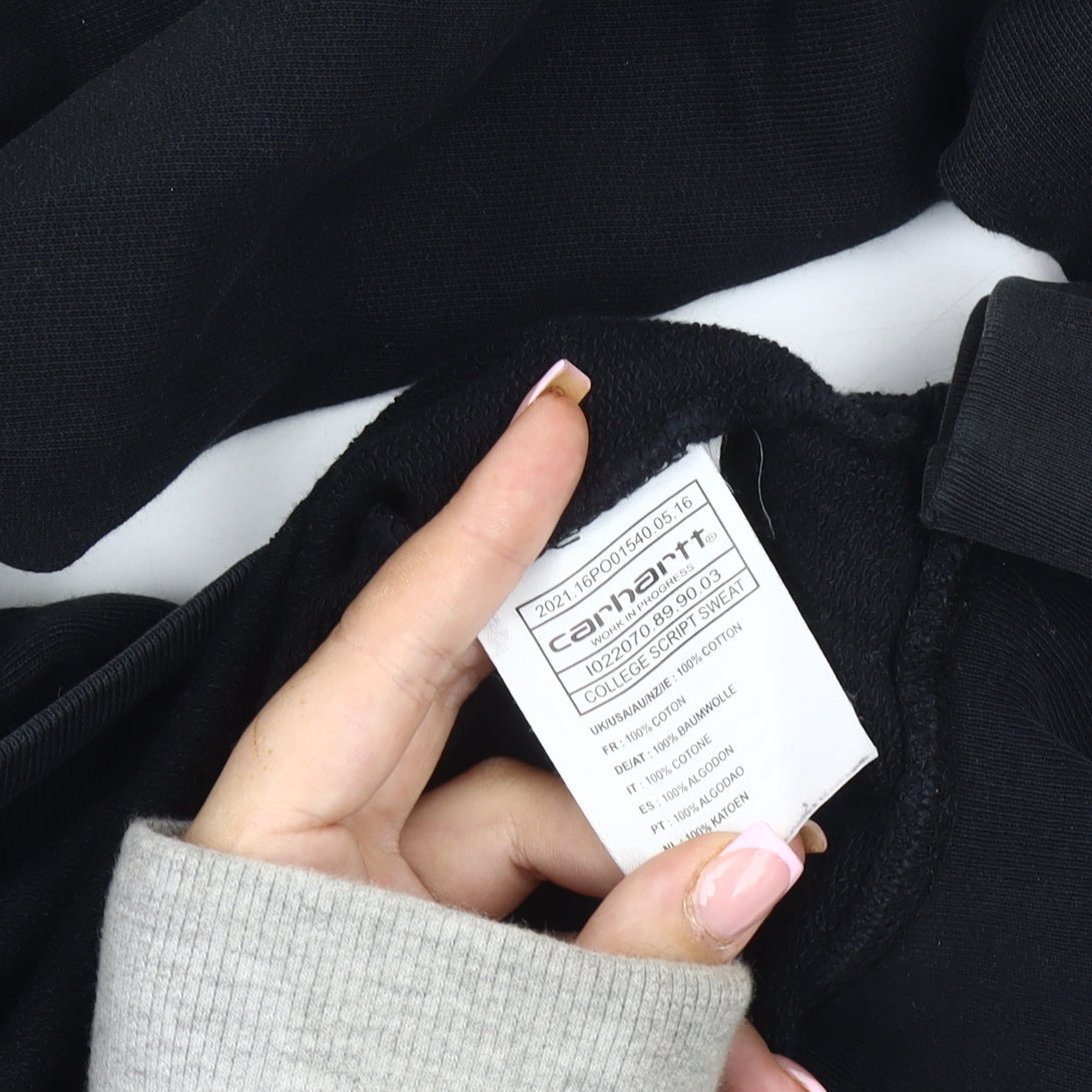 Carhartt Men's Black XS Crew Neck Sweatshirt