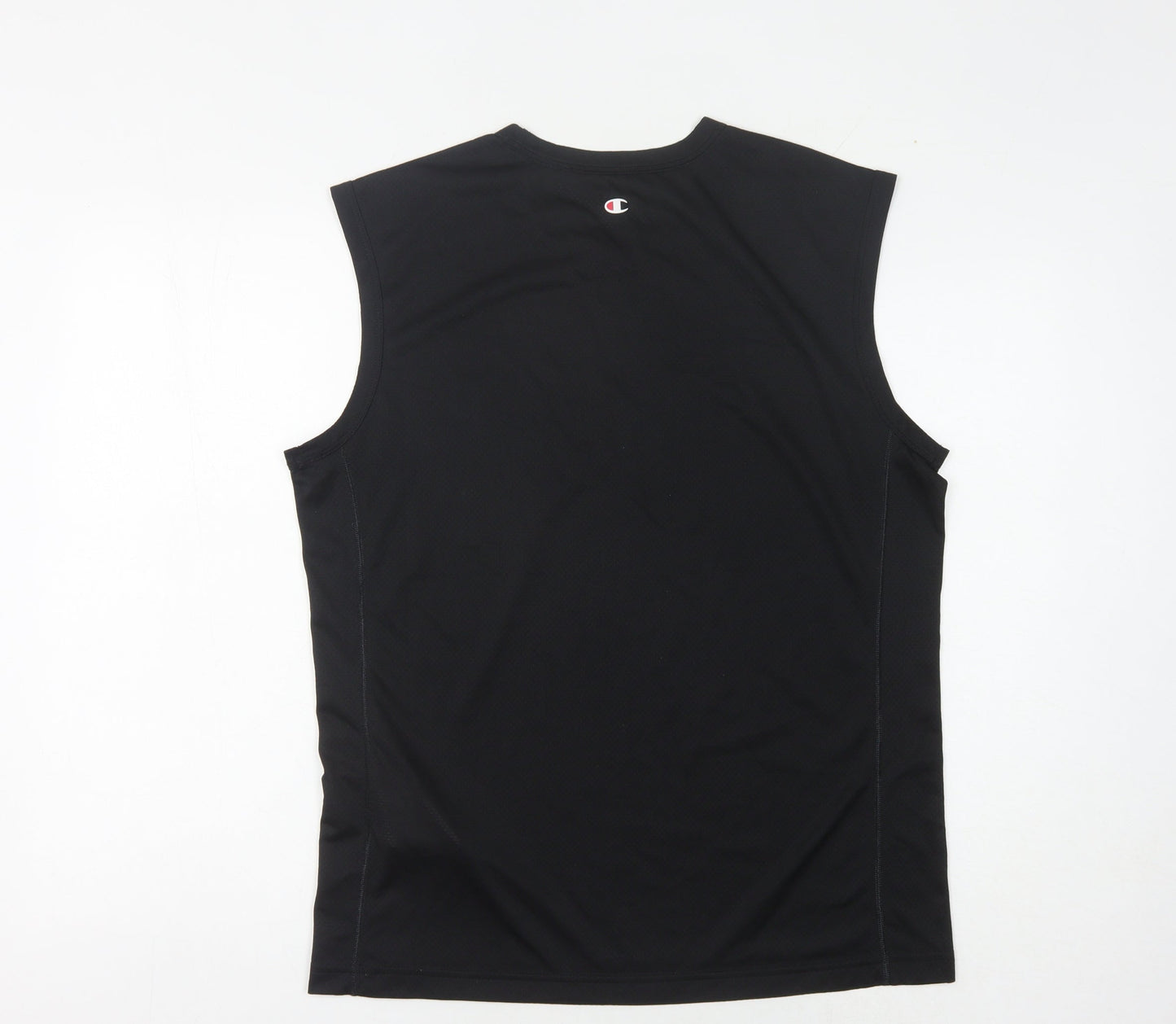 Champion Men's Black Tank Top, L, Basic Activewear