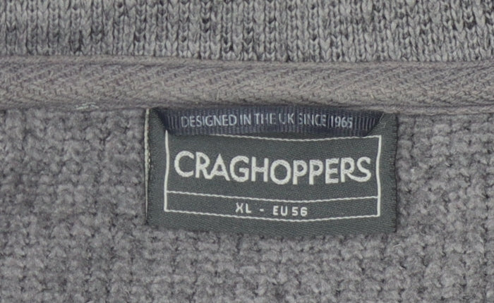 Craghoppers Men's Grey XL Fleece Pullover Sweatshirt