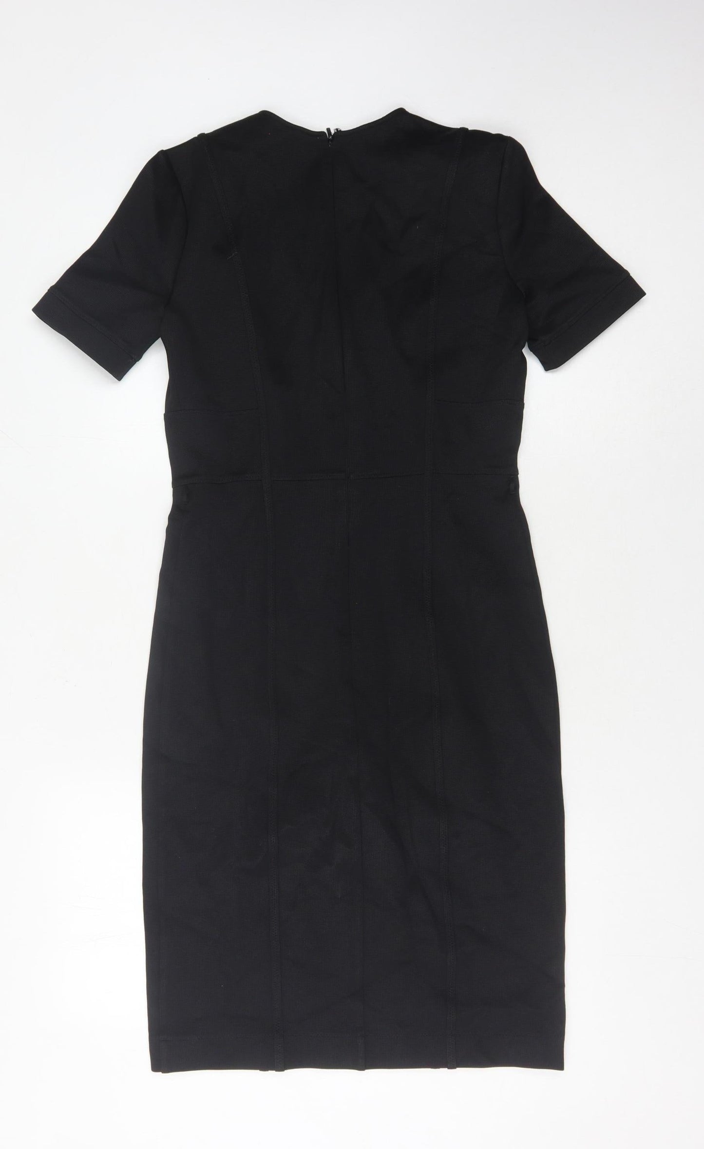 Gucci Women's Black Sheath Dress L Formal V-Neck