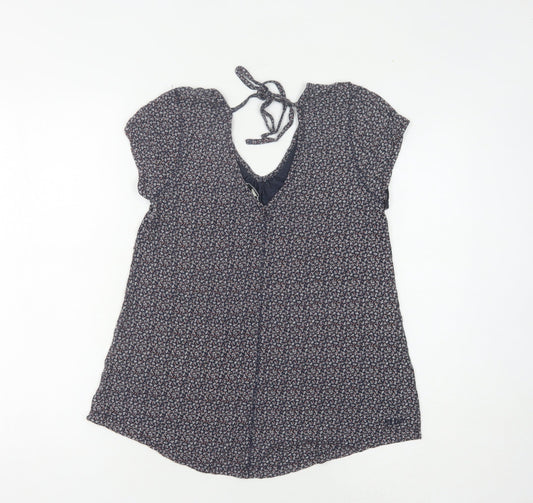 Fat Face Women's Blue Floral Blouse Size 12