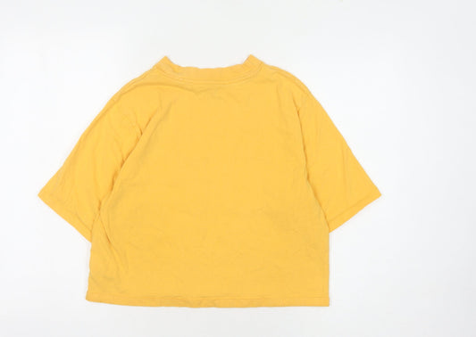 Levi's Unisex Yellow XS Basic T-Shirt Cotton Crew Neck