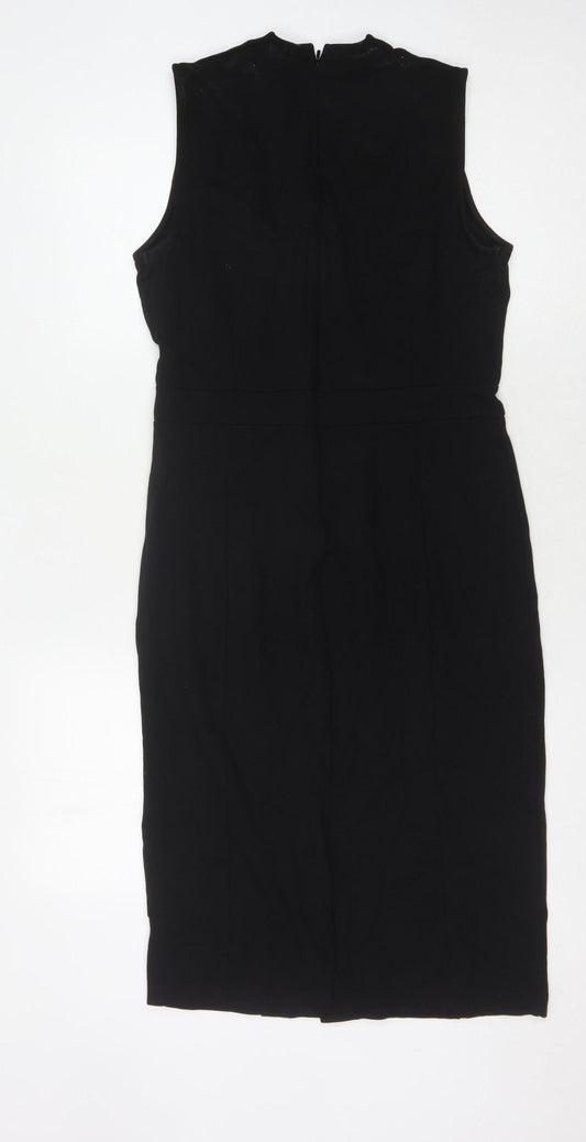 Hobbs Women Black Sleeveless Dress Size 12