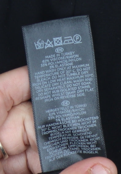 Hobbs Women Black Sleeveless Dress Size 12