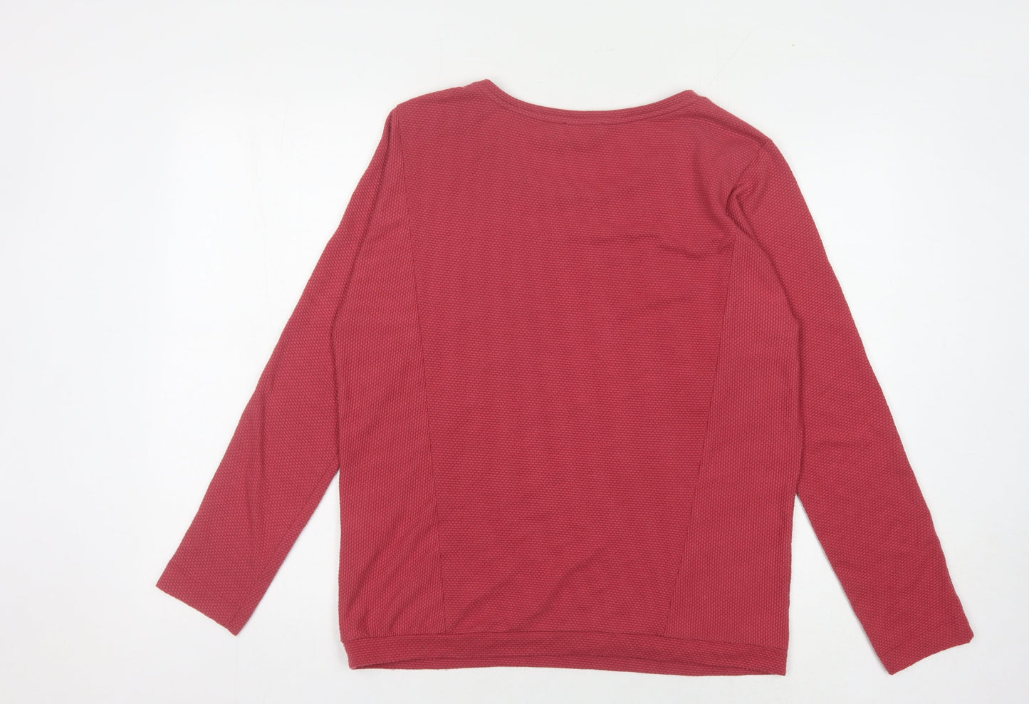 Street One Women's Red Long Sleeve T-Shirt Size 12