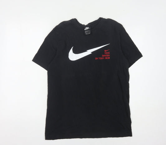 Mens UK Size M Nike Black Cotton T-Shirt