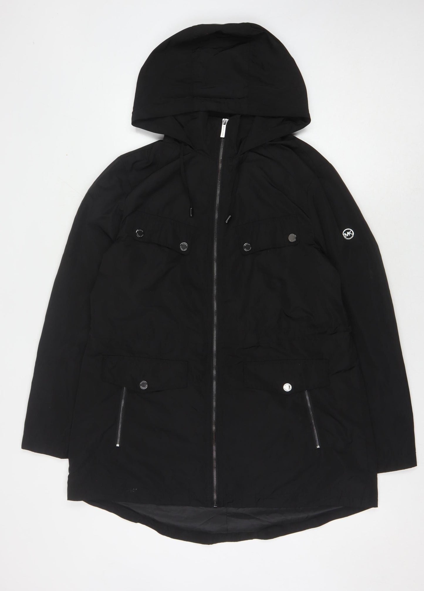 Michael Kors Women's Black Anorak Jacket L
