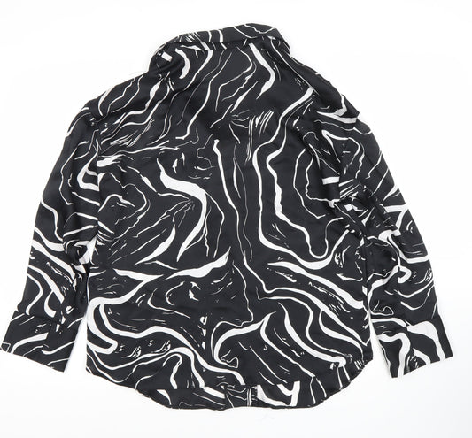 ASOS Women's Black Button-Up Shirt Size 12