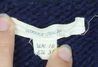 White Stuff Women's Blue Cardigan Size 10 V-Neck